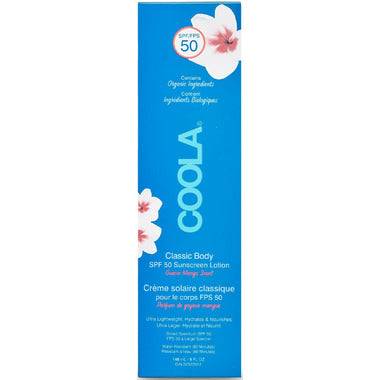 COOLA Classic Écran solaire pour le corps FPS 50, parfum goyave-mangue