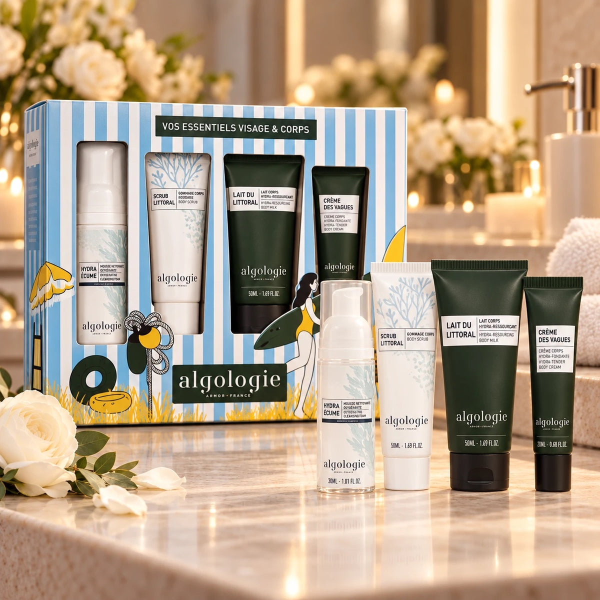 Coffret Vos essentiels visage et corps – Algologie