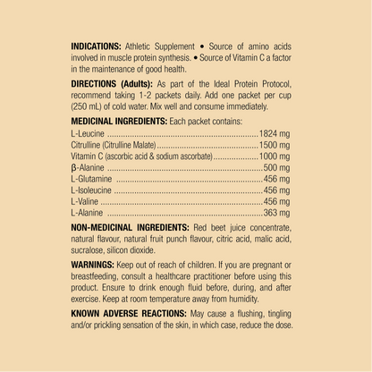 BCAA saveur punch - Suppléments d'acides aminées