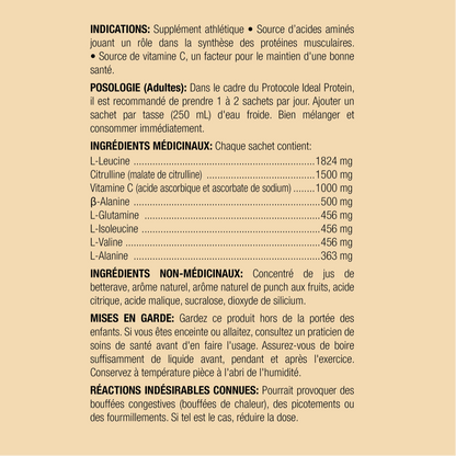 BCAA saveur punch - Suppléments d'acides aminées