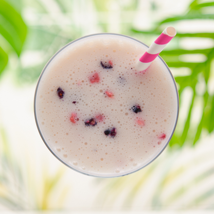 Préparation pour smoothie déjeuner aux petits fruits