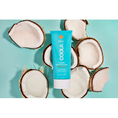 COOLA Classic lotion solaire pour le corps FPS 30 noix de coco tropicale