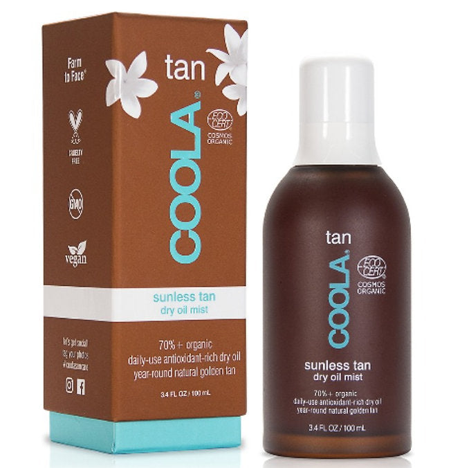 COOLA Huile sèche bronzante bio sans soleil
