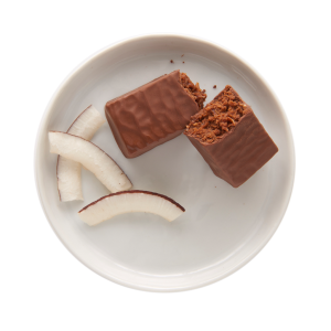 Barre chocolatée à saveur de noix de coco