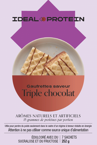 Gaufrettes triple chocolat