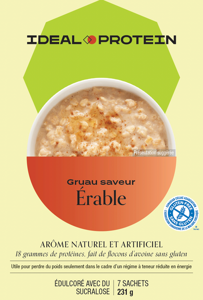 Gruau à saveur d'érable