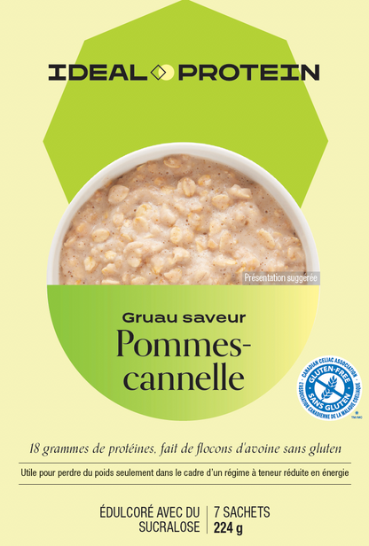 Gruau aux pommes-cannelle